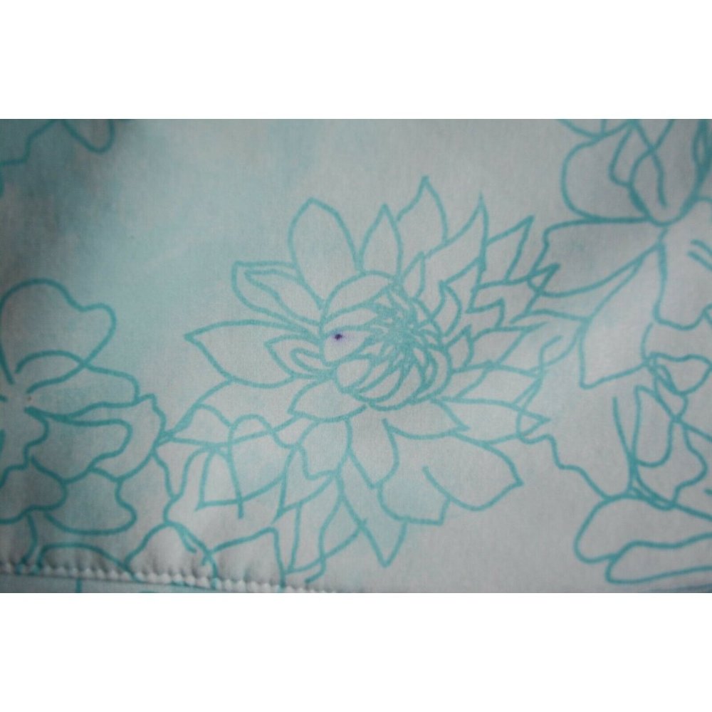 The North Face Women's Medium Apex Bionic Jacket Fleece Lined Blue Floral Print - Picture 9 of 12